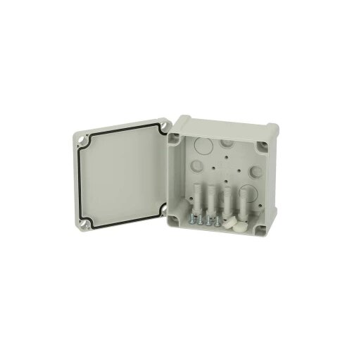 Fibox Enclosure, PC Grey cover 5824039 univerzalno kućište 110 x 110 x 65 polikarbonat svijetlosiva (RAL 7035) 1 St. Cijene