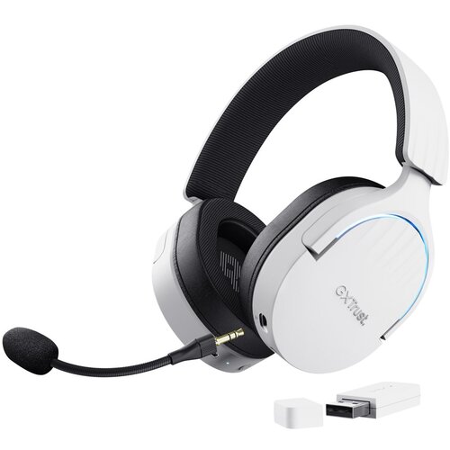 Trust GXT 491W FAYZO Headset Wired & Wireless Head-band Gaming USB Type-C Bluetooth Black, White Cijene