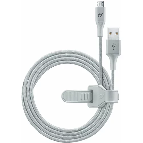 Cellular Line kabel Cosmic Micro USB 120 cm srebrni