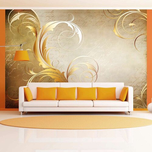  Tapeta - Gold leaf 150x105 Slike
