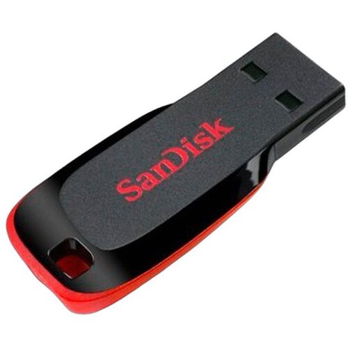 San Disk USB Flash Cruzer Blade 16GB Black/Red Cene