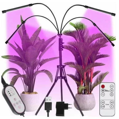 Malatec 80 LED UV svetilka za rast rastlin na stativu - trip