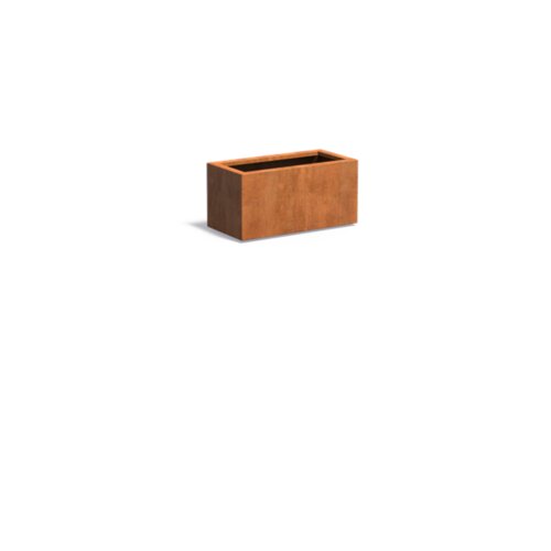 ADEZZ Korito za rastline Carrez iz jekla Corten - pravokotno - 80 x 40 x 40 cm Cene