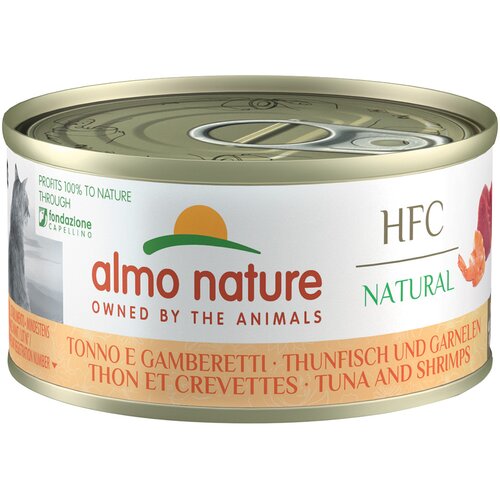 Almo Nature HFC Natural 6 x 70 g - Tuna in kozice Slike
