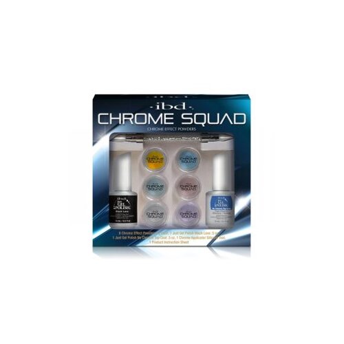  Set gliter puder za UV gel lak IBD Chrome Squad 9 u 1 – Chrome Effect (Outlet) Cijene
