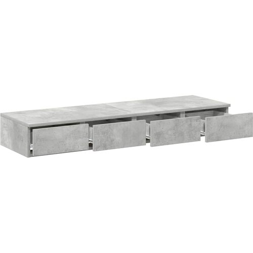  Ladice za krevet s ladicama Betonski sivi 120 x 36,5 x 16,5 cm Slike