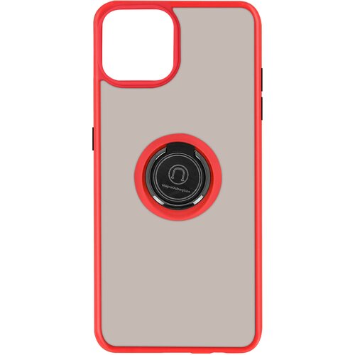 AVIZAR apple iphone 13 pro max hard case bi-material metal ring support rdeča, rdeča, (5000011756) Cene