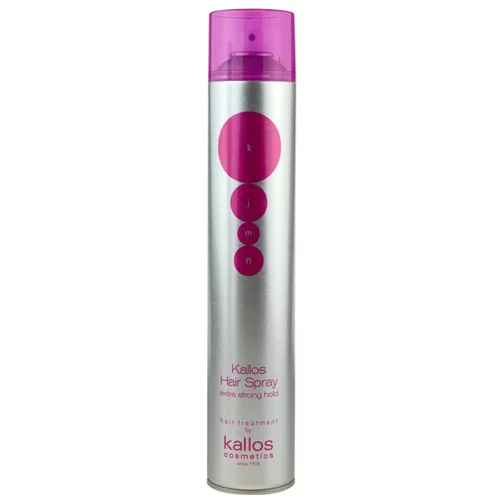 Kallos Cosmetics KJMN Silk Protein lak za lase za močno učvrstitev 750 ml