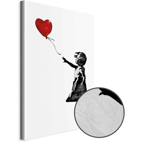  Slika - Banksy: Girl with Balloon (1 Part) Vertical 60x90 Premium Print Cene