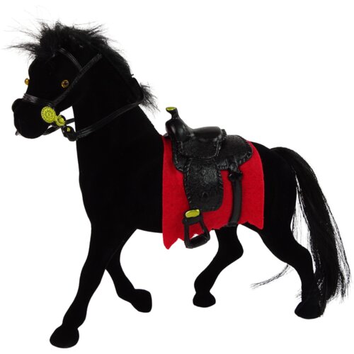 VELVET Figure Black Horse Red Saddle Slike