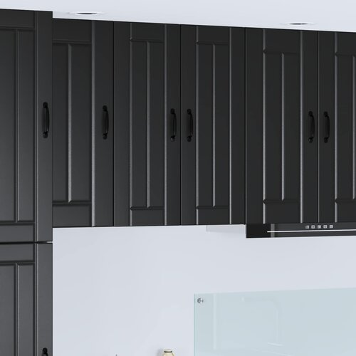  Ormar za Zid Lucca Crna 30 x 31 x 80 cm Konstruirano drvo Cene
