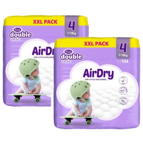 Violeta pelene double care giga air dry 4 maxi 7-18kg 104kom x 2 kom Slike