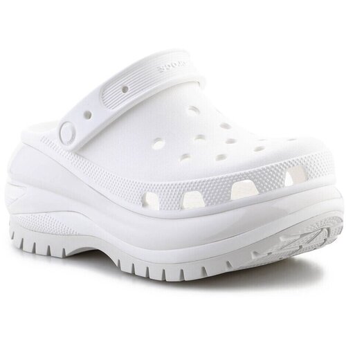 Crocs Cokli Mega Crush Clog Bela Slike