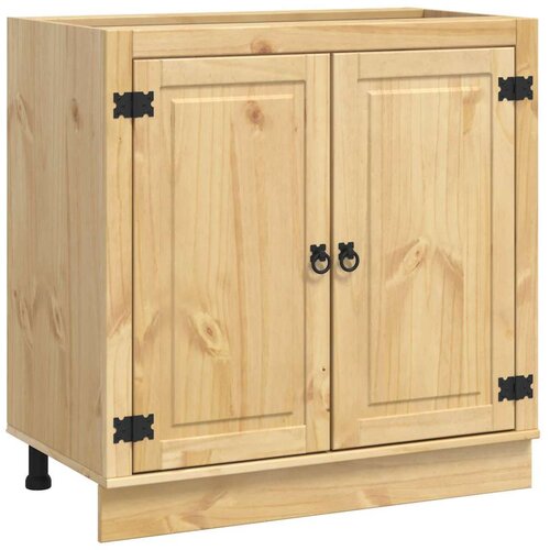  Cabinet s policom Med 80 x 46 x 81 5 cm Čvrsto borovo drvo Slike