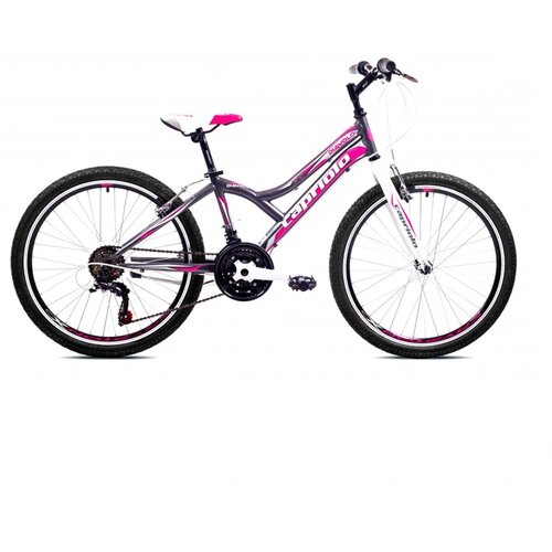 Capriolo dečiji bicikl diavolo 400 24/18HT sivo-pink 13" Cene