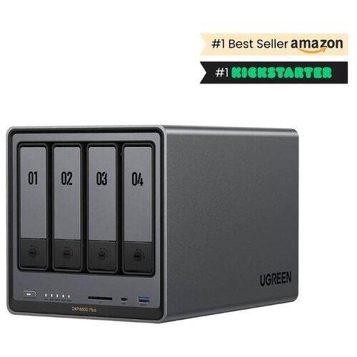 Ugreen NAS DXP4800 Plus za 4+2 diska, Intel 8505, 8GB DDR5, 1x2.5GbE in 1x 10GbE mreža, 35261 Cene