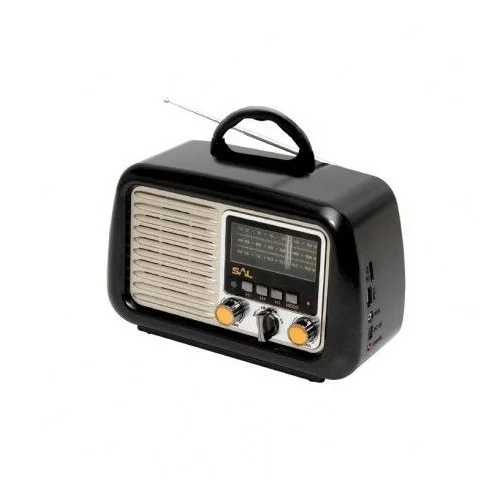 Sal Retro radio + BT bežični zvučnik, 4in1, FM, MP3, AUX - RRT 2B