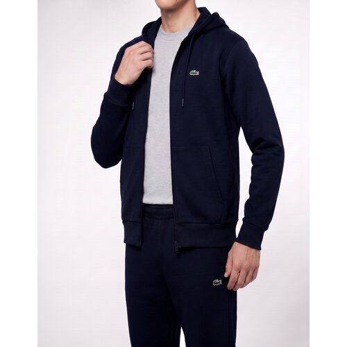 Lacoste Spodnji deli trenirke Pantalon de surv&amp;ecirc;tement en molleton tapered fit pisana Slike