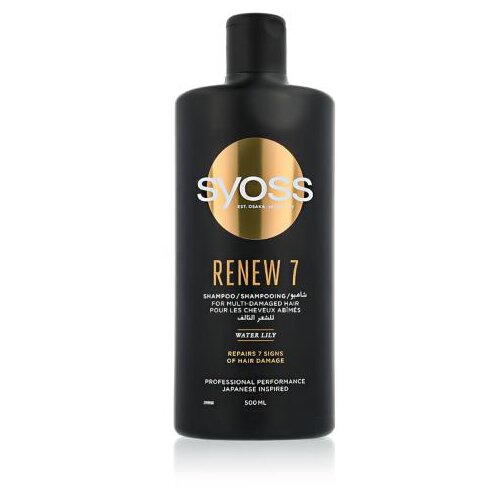 Syoss Renew 7 Shampoo 500 ml &amp;scaron;ampon neposlu&amp;scaron;na kosa o&amp;scaron;tećenu kosu za žene Slike