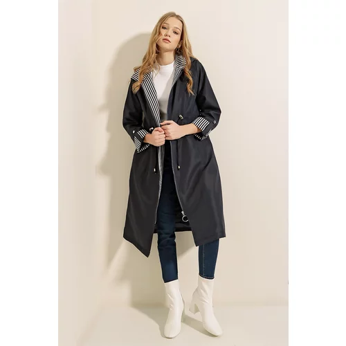 Bigdart Trench Coat - Dark blue - Double-breasted