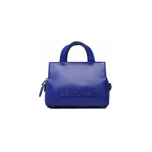 Calvin Klein Ročna torba Ck Neat Tote Sm K60K610443 Mornarsko modra