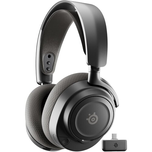 Steel Series Arctis Nova 7P Gen 2 brezžične igralne slu&amp;scaron;alke črne barve za PC &amp;amp; PS5 &amp;amp; Switch &amp;amp; mobilne telefone Slike