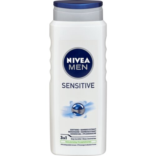 Nivea Gel za tuširanje Men sensitive 3in1 500ml Cene
