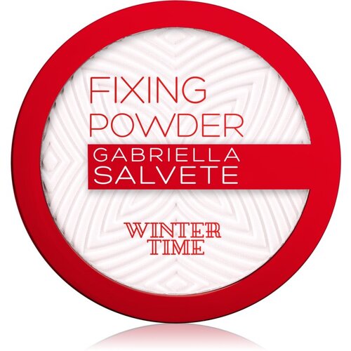 Gabriella Salvete Winter Time Fixing Powder transparenten puder za fikasijo ličil 9 g odtenek Transparent Slike