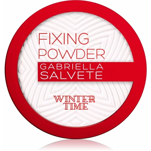 Gabriella Salvete Winter Time Fixing Powder transparenten puder za fikasijo ličil 9 g odtenek Transparent