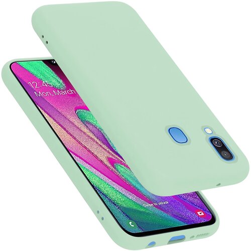Cadorabo Ohi&amp;scaron;je, združljiv s Samsungom v tekoči svetlo zeleni barvi - za&amp;scaron;čitni pokrov iz fleksibilnega silikona TPU, (20586788) Slike