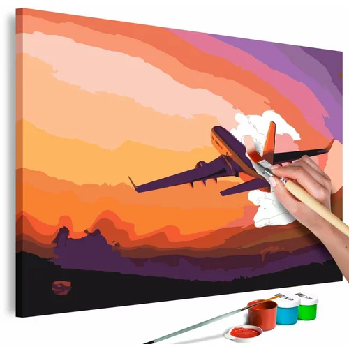  Slika za samostalno slikanje - Plane in the Sky 60x40
