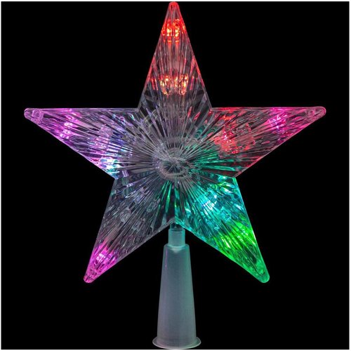  LED RGB Božićna zvezda za bor 10xLED/2xAA 15cm Cene