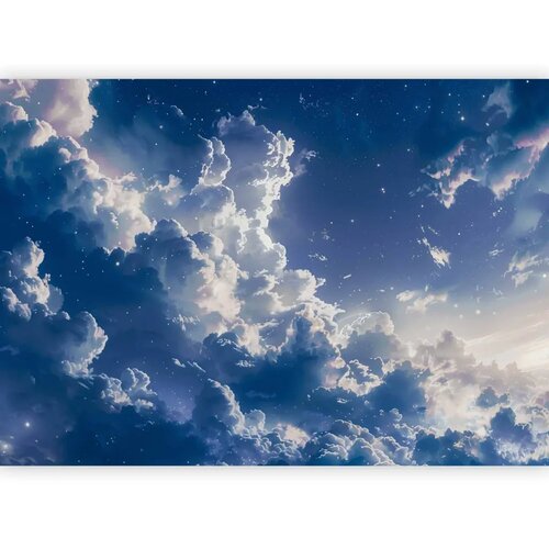  Foto tapeta - Starry Clouds and Delicate Light Over a Corner of the Sky 147x105 Cijene