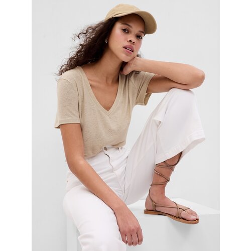 GAP Linen Short Sleeve T-Shirt - Women Cijene