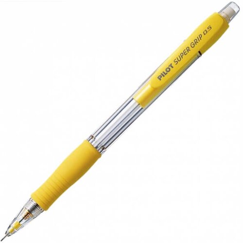 Pilot Tehnični svinčnik Super grip H-185-SL-Y 0,5 mm, rumena Slike