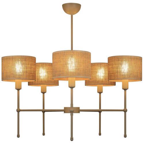  Luster na &scaron;ipci MADELA 5xE14/40W/230V juta/bež Cene
