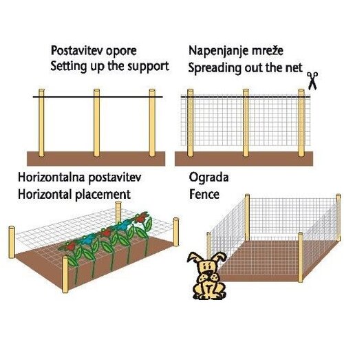  Mreža MARNET za povrće 1,80x100 metara Slike