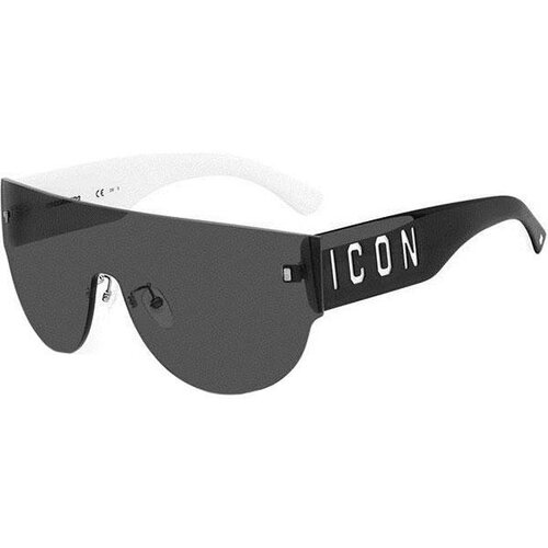 Dsquared2 ICON0002/S 80S/IR ONE SIZE (99) Črna/Siva Slike