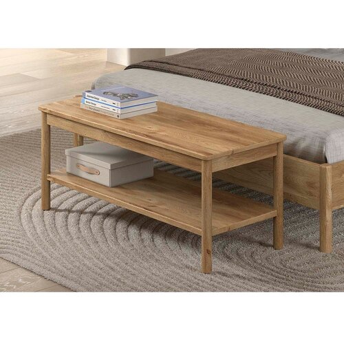 Vipack Klupa od masivnog drveta/od MDF-a u prirodnoj boji Olive &amp;ndash; Slike