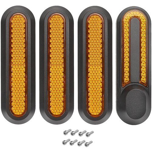 INF Reflective hub cover za Xiaomi M365/PRO/PRO 2/1S 4-pack Orange, (21286778) Cene