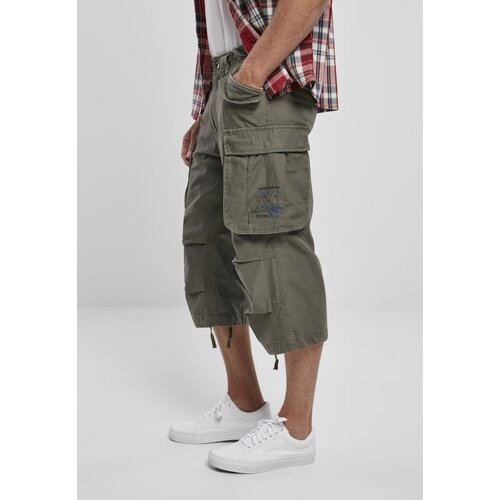Urban Classics Industry Vintage Cargo 3/4 Shorts Olive Slike