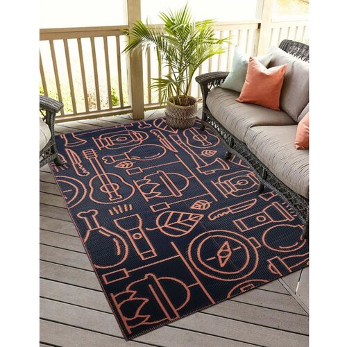 Conceptum Hypnose savana 8810 braon narandžasti tepih (150 x 210 cm) Slike