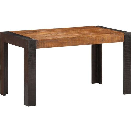  Jedilna miza 140x70x76 cm trden robusten mangov les, (20817874) Slike