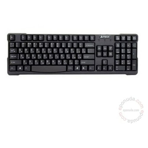 A4Tech PS/2 YU KR-750 Black- M tastatura Slike