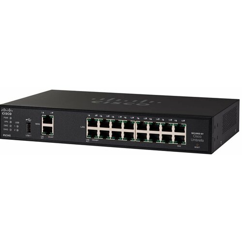 Cisco RV345P-K9-G5, Dual WAN Gigabit POE VPN ruter Slike
