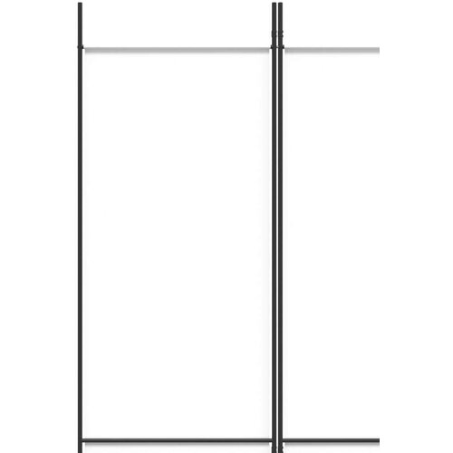  Sobna pregrada s 3 panela bijela 150 x 220 cm od tkanine Slike