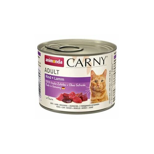 Animonda Carny konzerva za mačke Adult Govedina i jagnjetina 200gr Slike