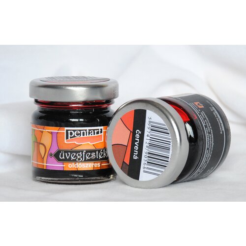  Boja za staklo PENTART - 30 ml red Slike