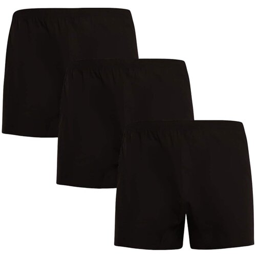 Nedeto 3PACK men's shorts black (3NDTT001) Slike