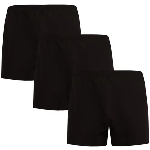 Nedeto 3PACK men's shorts black (3NDTT001)